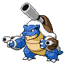 Mega Blastoise front sprites
