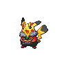 Pikachu Rock Star front sprites