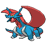 Mega Salamence front sprites