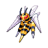 Mega Beedrill front sprites