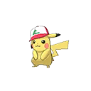 Original Cap Pikachu front sprites