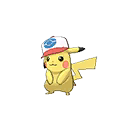 Unova Cap Pikachu front sprites