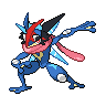 Battle Bond Greninja front sprites