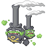 Galarian Weezing front sprites
