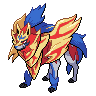 Crowned Zamazenta front sprites