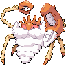 Gigantamax Kingler front sprites