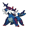 Hisuian Samurott front sprites