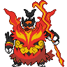 Mega Emboar front sprites
