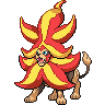 Mega Pyroar front sprites
