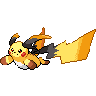 Mega Raichu X front sprites