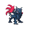 Mega Absol Z front sprites