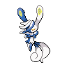Mega Meowstic front sprites