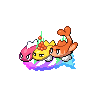 Mega Stretchy Tatsugiri front sprites
