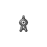 Unown front sprites