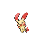 Plusle front sprites