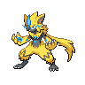 Zeraora front sprites