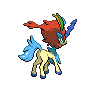 Resolute Keldeo back sprites