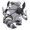 Mega Aggron back sprites