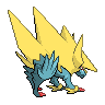 Mega Manectric back sprites