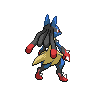 Mega Lucario back sprites