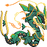 Mega Rayquaza back sprites