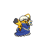 Pikachu Belle back sprites