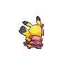 Pikachu Pop Star back sprites