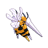 Mega Beedrill back sprites