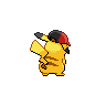 Hoenn Cap Pikachu back sprites