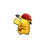 Unova Cap Pikachu back sprites