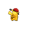 Kalos Cap Pikachu back sprites