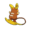 Alolan Raichu back sprites