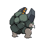 Alolan Golem back sprites