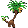 Alolan Exeggutor back sprites