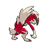 Midnight Lycanroc back sprites
