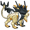 Dusk Necrozma back sprites