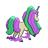 Galarian Rapidash back sprites