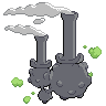 Galarian Weezing back sprites