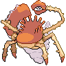 Gigantamax Kingler back sprites