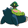 Gigantamax Snorlax back sprites