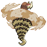 Gigantamax Sandaconda back sprites