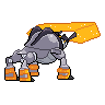 Iron Boulder back sprites
