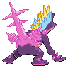 Gigantamax Low Key Toxtricity back sprites