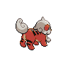 Hisuian Growlithe back sprites