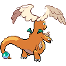Mega Dragonite back sprites