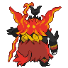 Mega Emboar back sprites