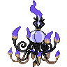 Mega Chandelure back sprites