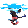 Mega Greninja back sprites