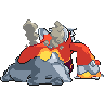 Mega Heatran back sprites