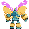 Mega Golurk back sprites